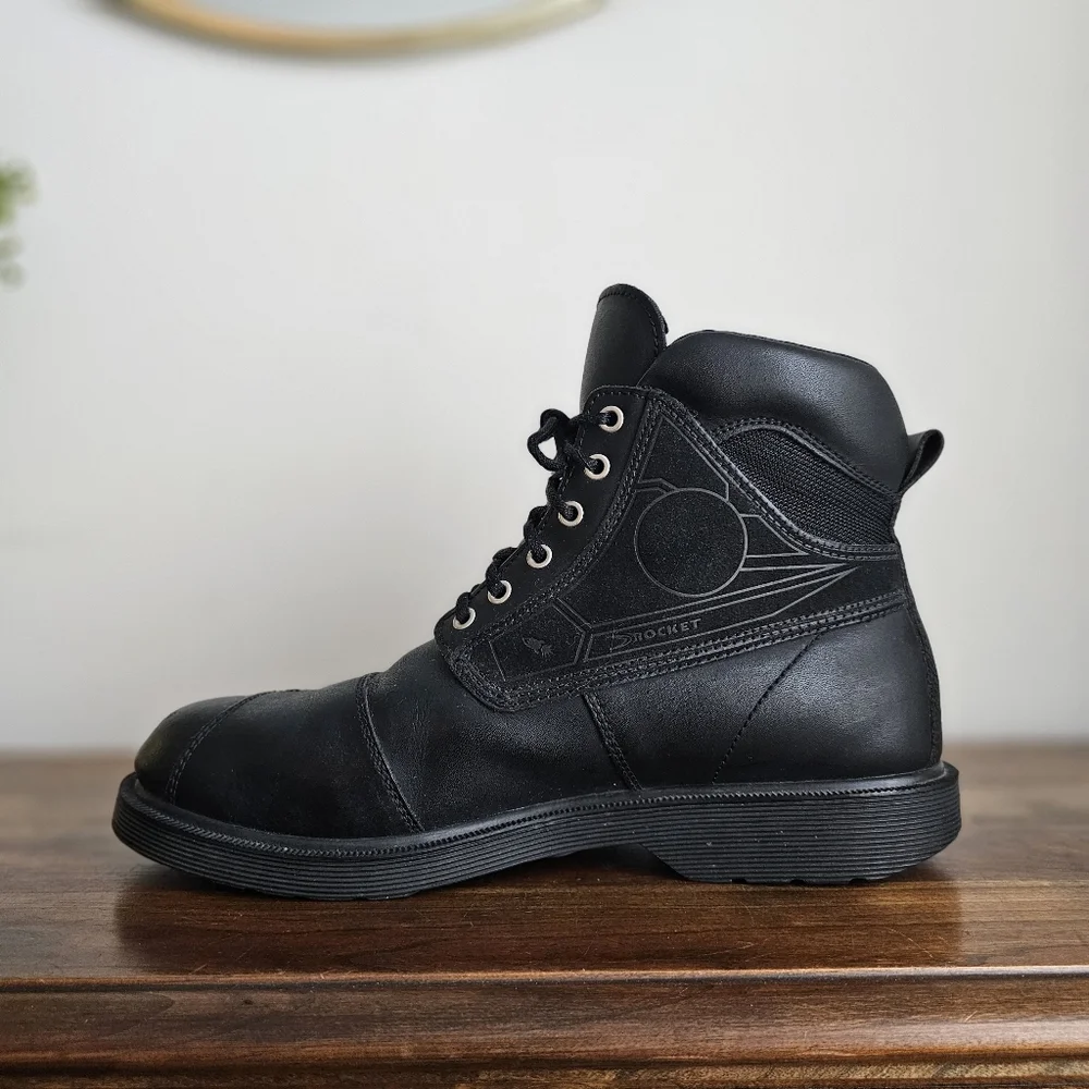 Joe Rocket Orbit Men’s Black Motorcycle Riding Protective Workwear Boots Size 13